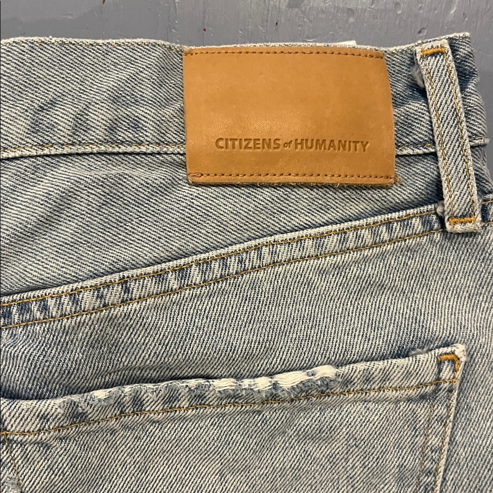 Citizens Of Humanity Light Blue Distressed Skinny Jeans - Picture 3 of 4